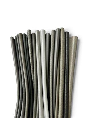 20 Designer Gray Faux Leather Fabric Swatches Quilting Crafts Sewing Upholstery